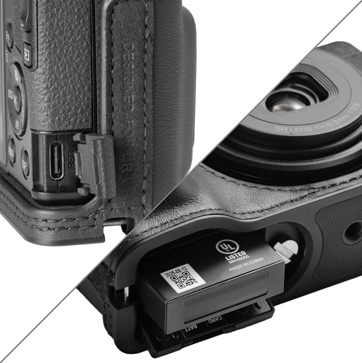 SmallRig 5676 Leather Case Kit For Ricoh GR IV / III / Iiix / III / Iiix Black