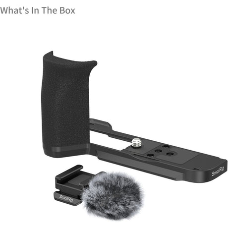 SmallRig 5808 L-Shaped Mount Plate w/ Handle For Canon PowerShot V1 (Black) - image 2 of 5