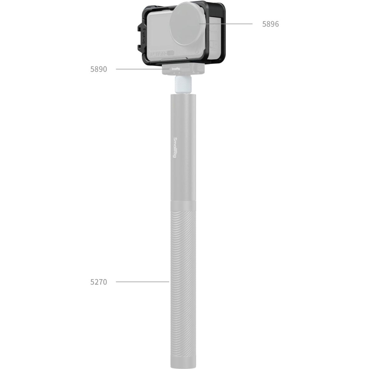 SmallRig 5886 Cage For DJI Osmo Action 6 (Basic Edition)