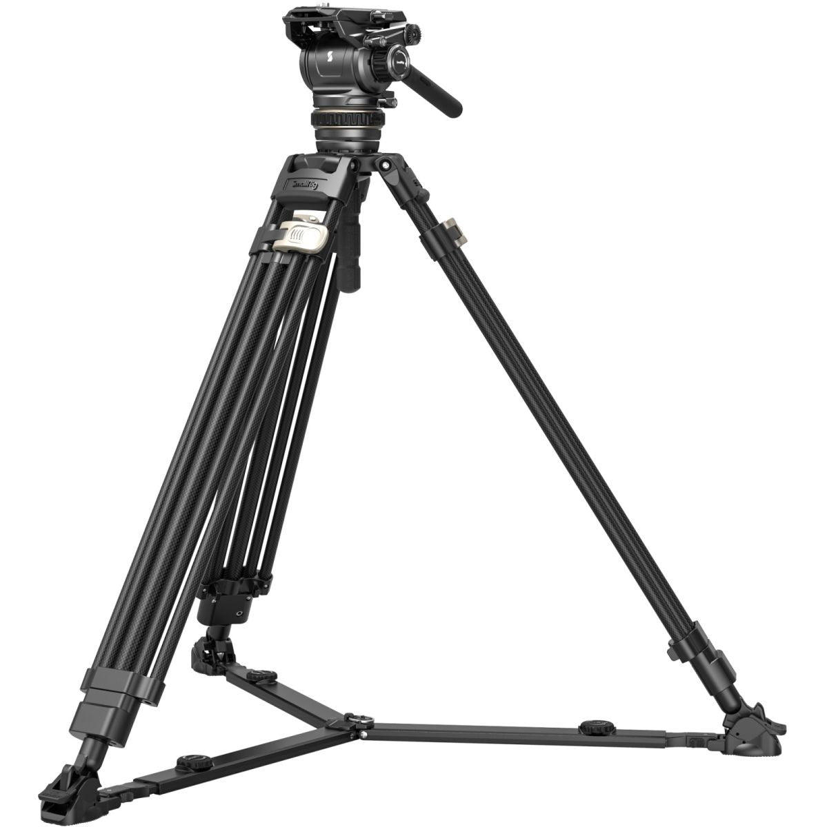 SmallRig 4463B Heavy-Duty Carbon Fiber Tripod Kit AD-120
