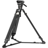 SmallRig 4463B Heavy-Duty Carbon Fiber Tripod Kit AD-120