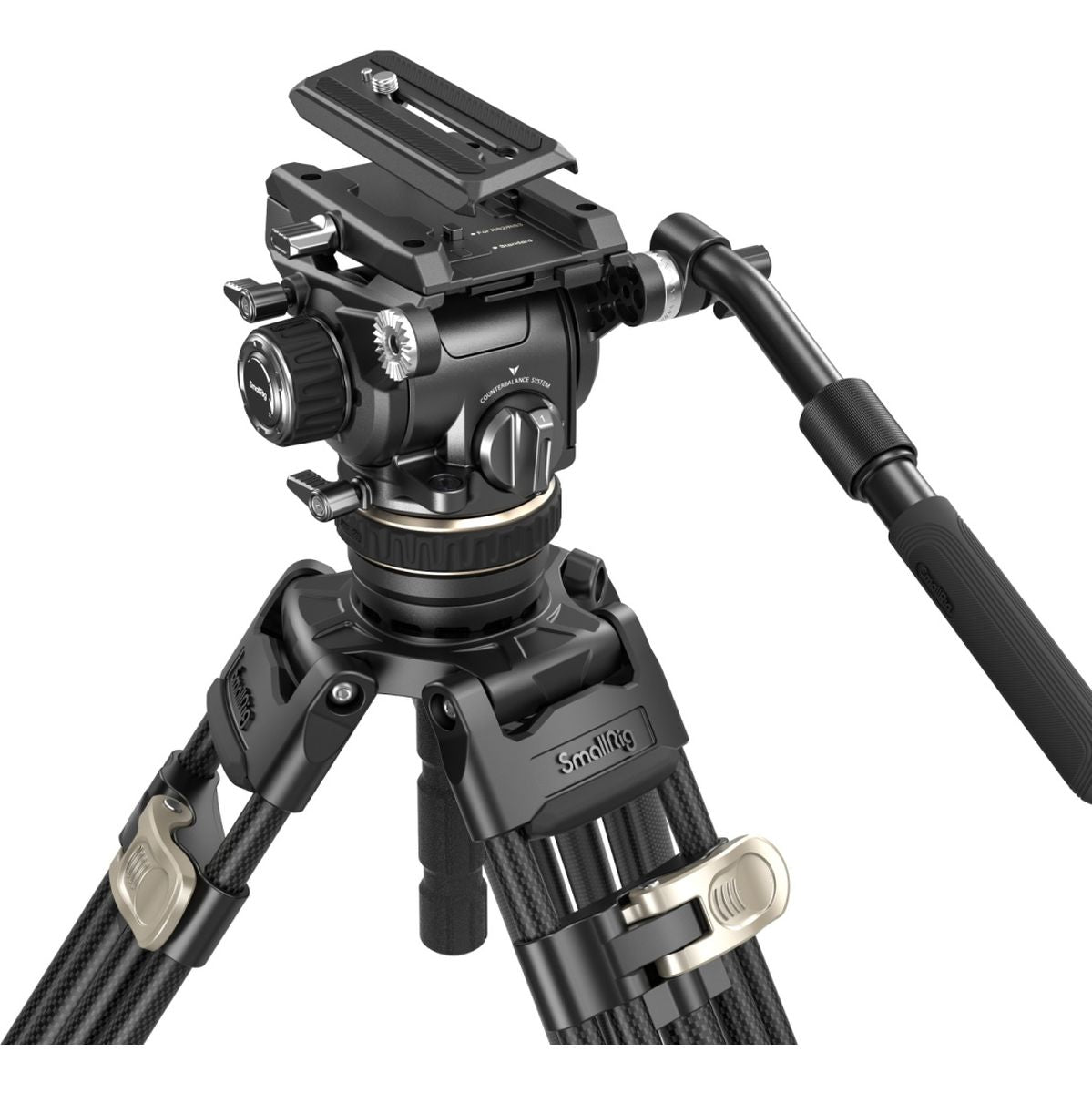 SmallRig 4463B Heavy-Duty Carbon Fiber Tripod Kit AD-120 - image 4 of 5