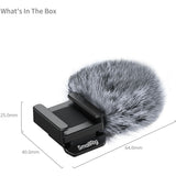 SmallRig 5989 Furry Windscreen For Canon PowerShot V1