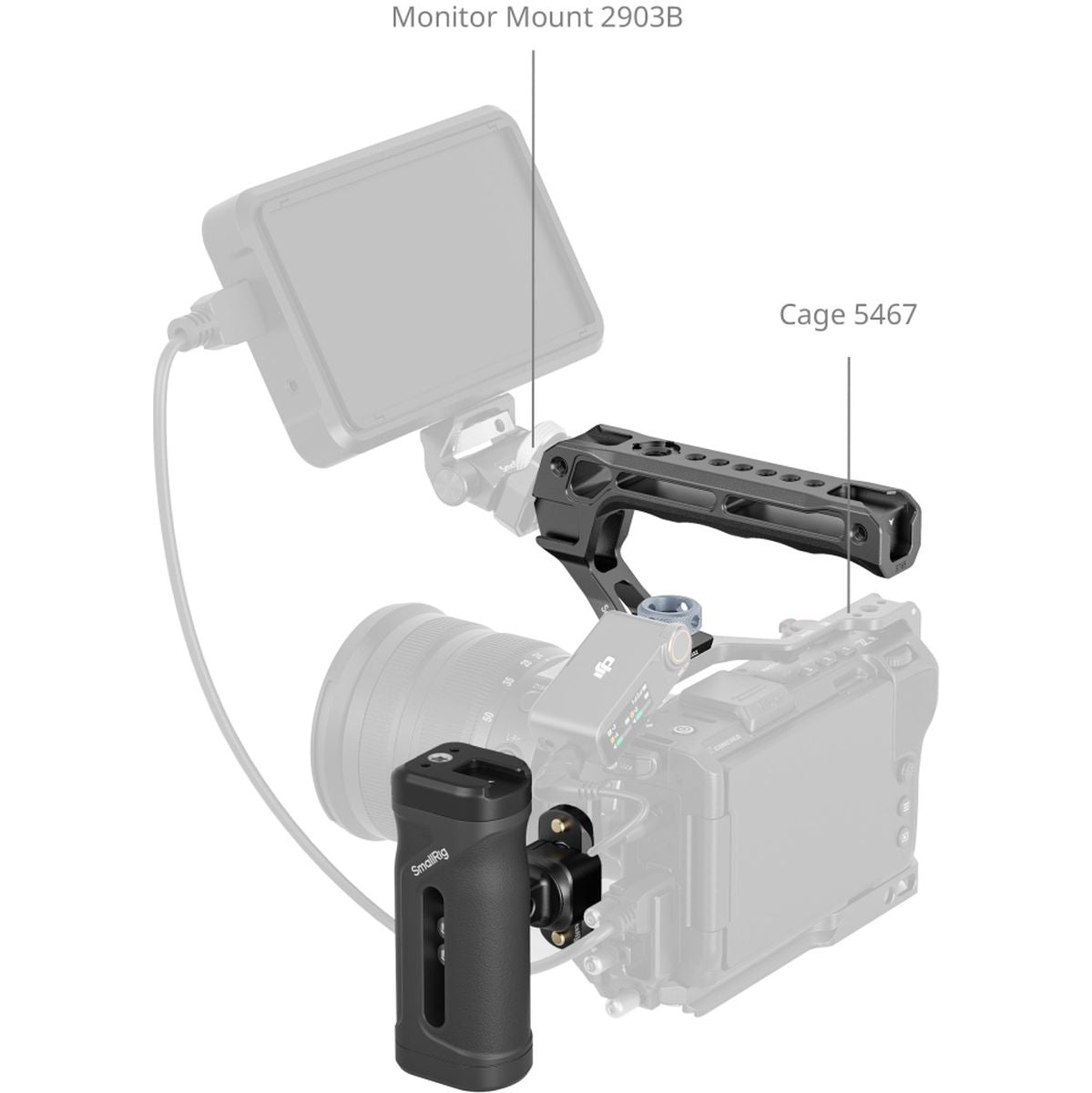SmallRig 5949 Mini Side And Top Handle Kit