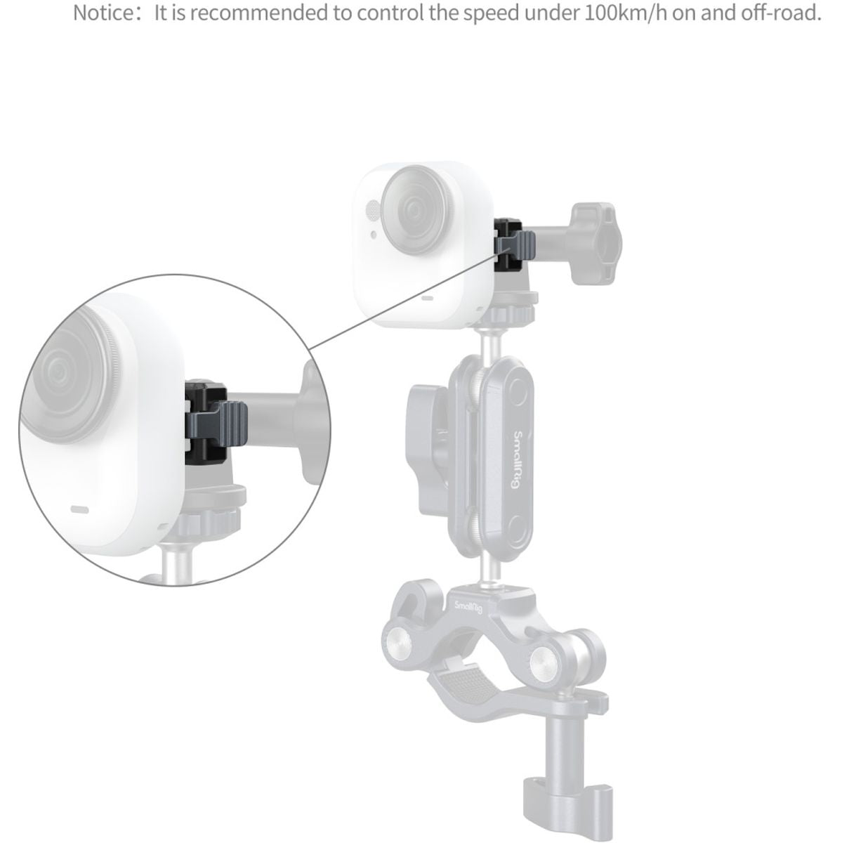 SmallRig 5919 Quick Release Mount Adapter For Insta360 Go Ultra