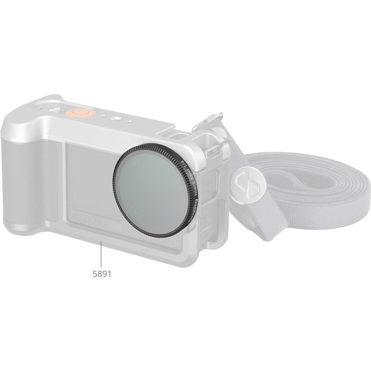 SmallRig 6086 1/4 Effect Black Mist Filter For DJI Osmo Action 6