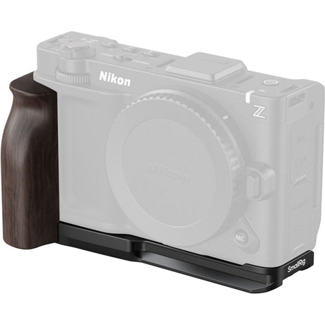 SmallRig 5906 L-Shaped Mount Plate w/ Wooden Handle For Nikon ZR