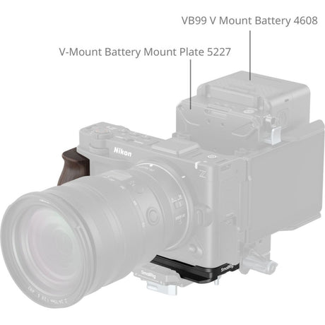 SmallRig 5906 L-Shaped Mount Plate w/ Wooden Handle For Nikon ZR - image 2 of 5
