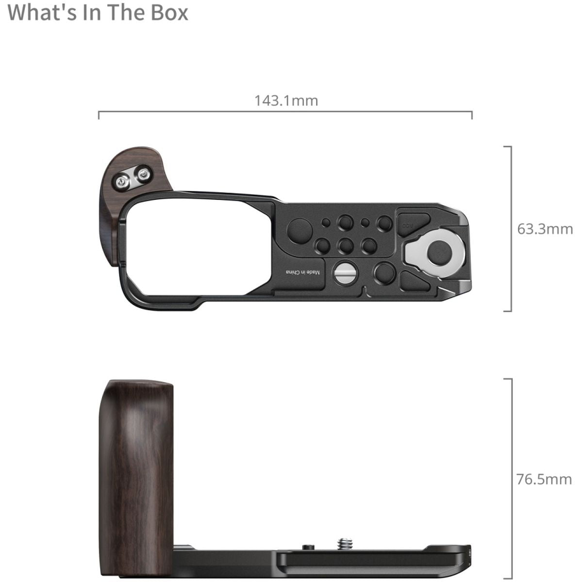 SmallRig 5906 L-Shaped Mount Plate w/ Wooden Handle For Nikon ZR - image 5 of 5