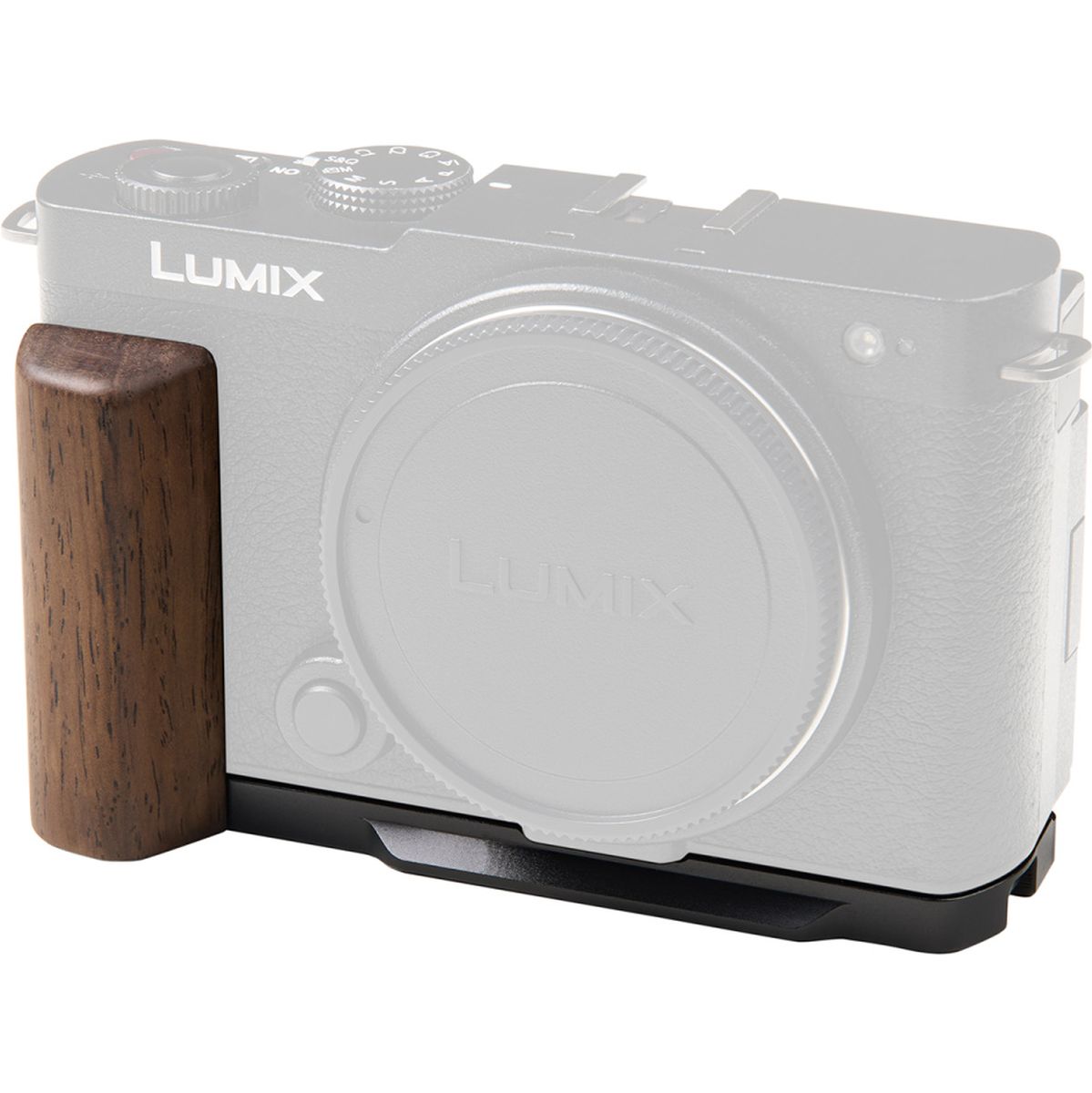 SmallRig 5945 L-Shaped Mount Plate w/ Wooden Handle For Panasonic S9