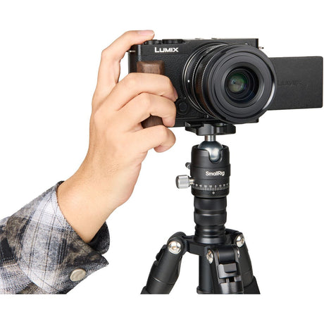 SmallRig 5945 L-Shaped Mount Plate w/ Wooden Handle For Panasonic S9 - image 2 of 5