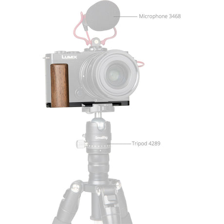 SmallRig 5945 L-Shaped Mount Plate w/ Wooden Handle For Panasonic S9 - image 4 of 5