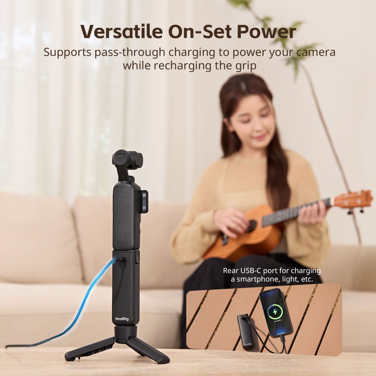 SmallRig 5705 Power Bank For DJI Osmo Pocket 3 / 4 - image 2 of 5
