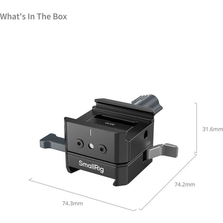 SmallRig 5690 V-Mount Battery Mount Plate Kit For ArcaSwiss Plate / Nato Rail - image 2 of 5