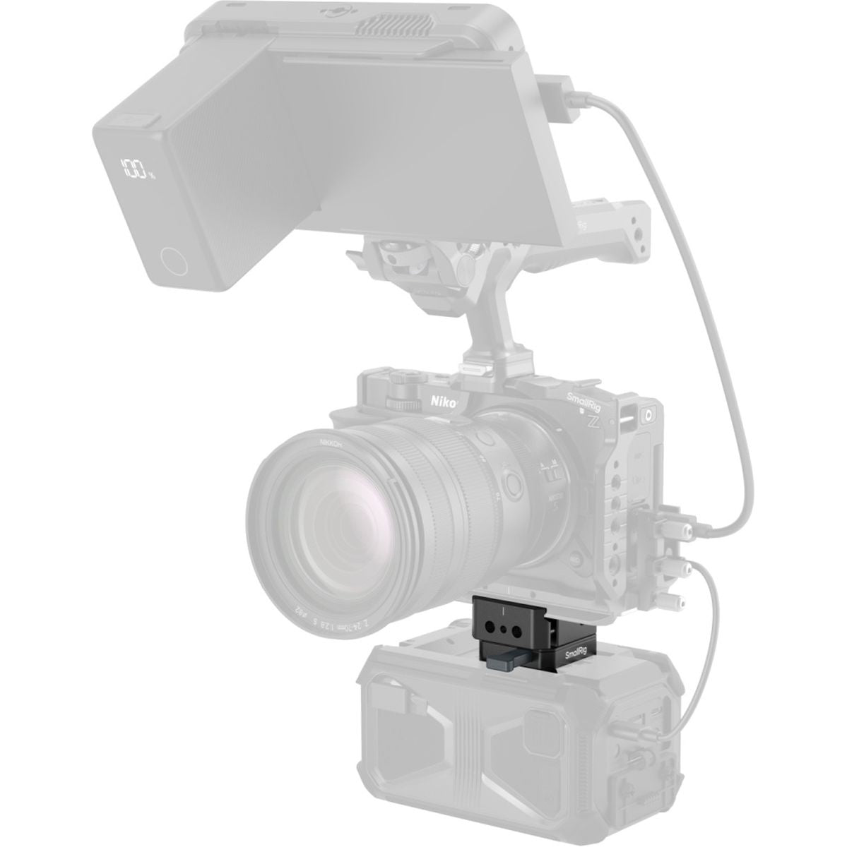 SmallRig 5690 V-Mount Battery Mount Plate Kit For ArcaSwiss Plate / Nato Rail - image 3 of 5