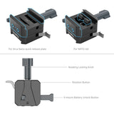 SmallRig 5690 V-Mount Battery Mount Plate Kit For ArcaSwiss Plate / Nato Rail - image 4 of 5