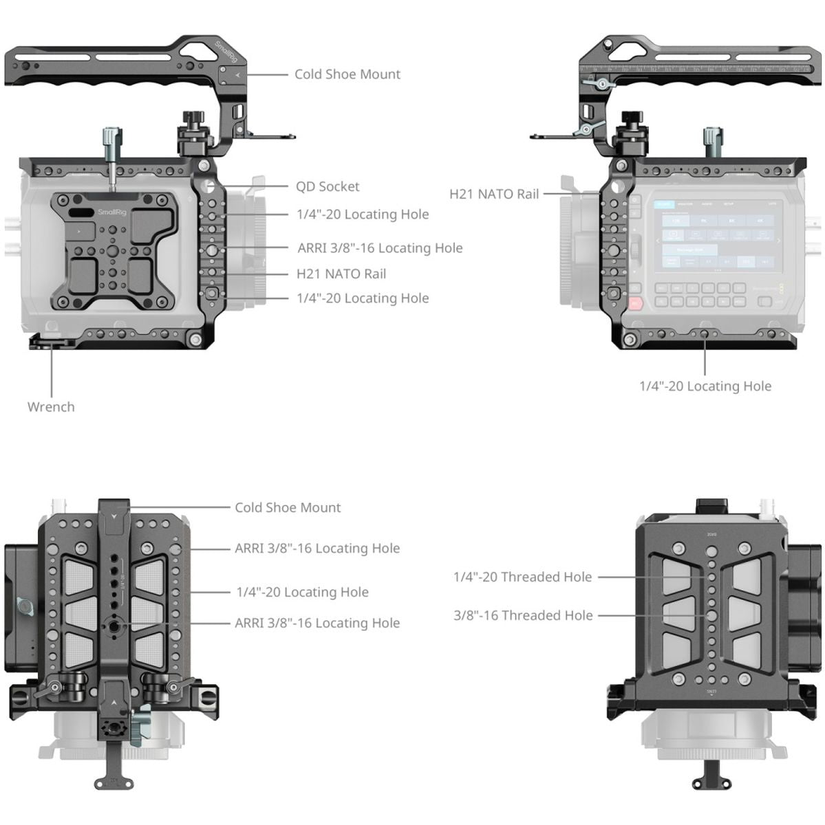 SmallRig 5281 Cage Kit For Blackmagic Pyxis 6K / 12K - image 4 of 5