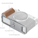 SmallRig 5984 L-Shaped Mount Plate w/ Wooden Handle For Fujifilm X-E5 (Silver) - image 3 of 5