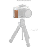 SmallRig 5984 L-Shaped Mount Plate w/ Wooden Handle For Fujifilm X-E5 (Silver) - image 4 of 5