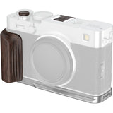 SmallRig 6236 L-Shaped Mount Plate w/ Wooden Handle For Fujifilm X-E5 (Silver)