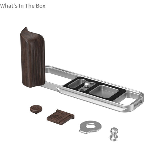 SmallRig 6236 L-Shaped Mount Plate w/ Wooden Handle For Fujifilm X-E5 (Silver) - image 2 of 5