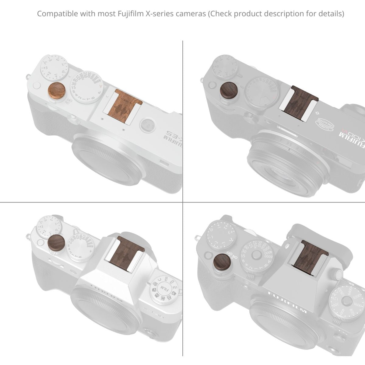 SmallRig 6239 Hot Shoe Cover For Fujifilm Cameras (Walnut) - image 4 of 5