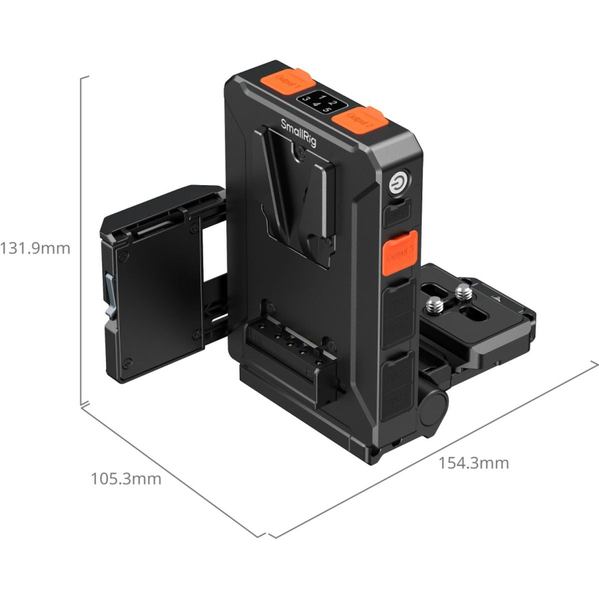 SmallRig 5899 Intelligent Power Management V-Mount Battery Adapter Plate - image 2 of 5