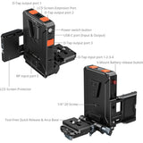 SmallRig 5899 Intelligent Power Management V-Mount Battery Adapter Plate - image 3 of 5