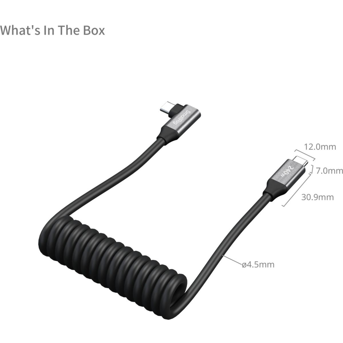SmallRig 5730 Coiled Data Cable For USB-C Adapter - image 2 of 5