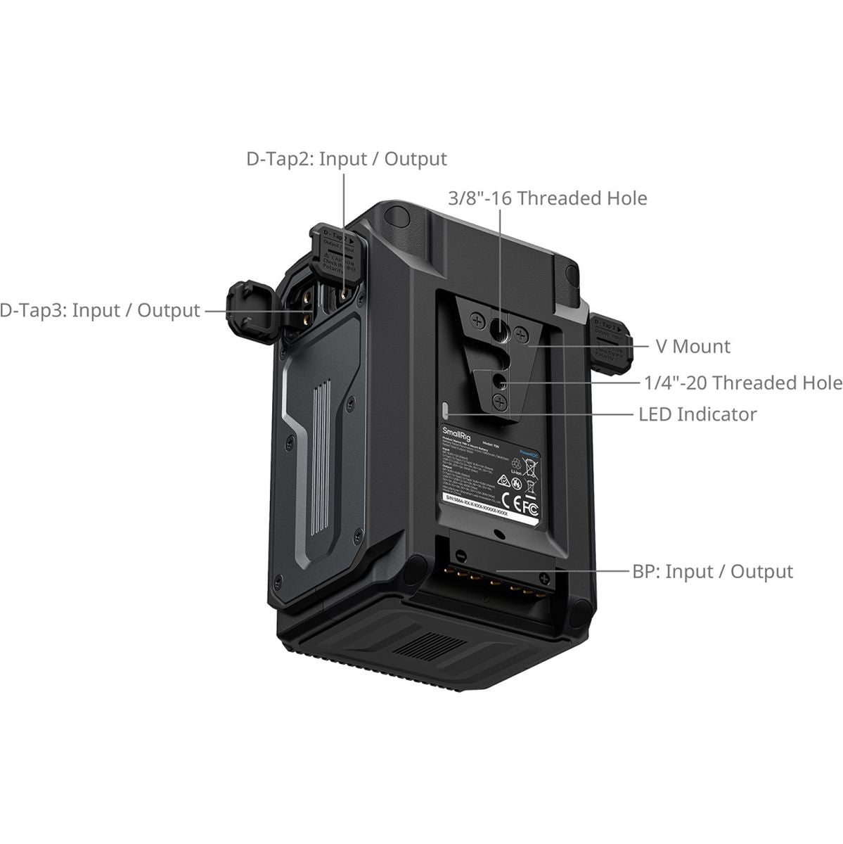 SmallRig 5864 T99 V Mount Battery - image 4 of 5