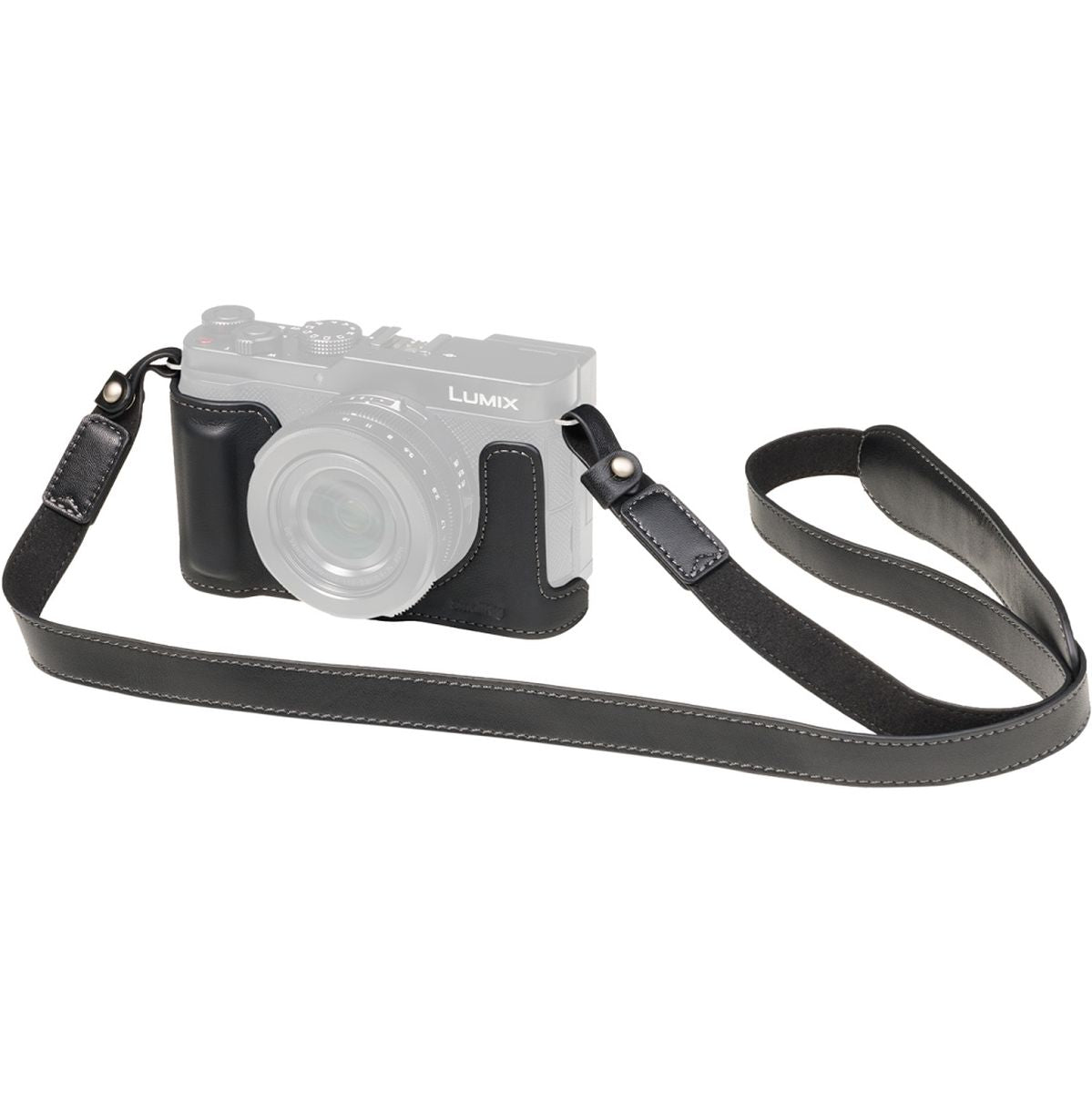 SmallRig 6274 Leather Half Case Kit For Panasonic LUMIX L10 (Black)
