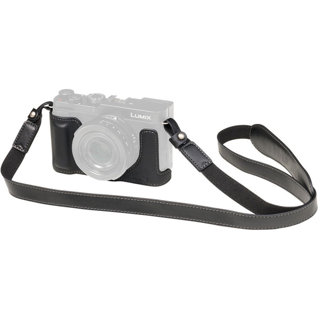 SmallRig 6274 Leather Half Case Kit For Panasonic LUMIX L10 (Black)