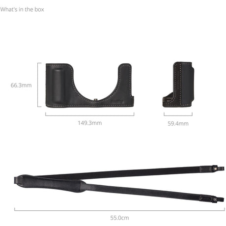 SmallRig 6274 Leather Half Case Kit For Panasonic LUMIX L10 (Black) - image 3 of 3