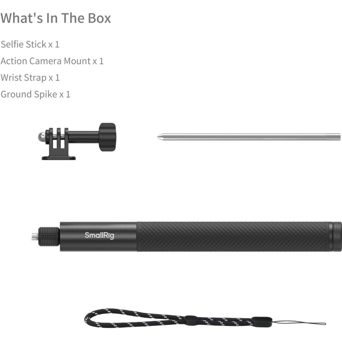 SmallRig 6319 Selfie Stick Support For Action Cameras (120cm / 47IN) - image 4 of 5