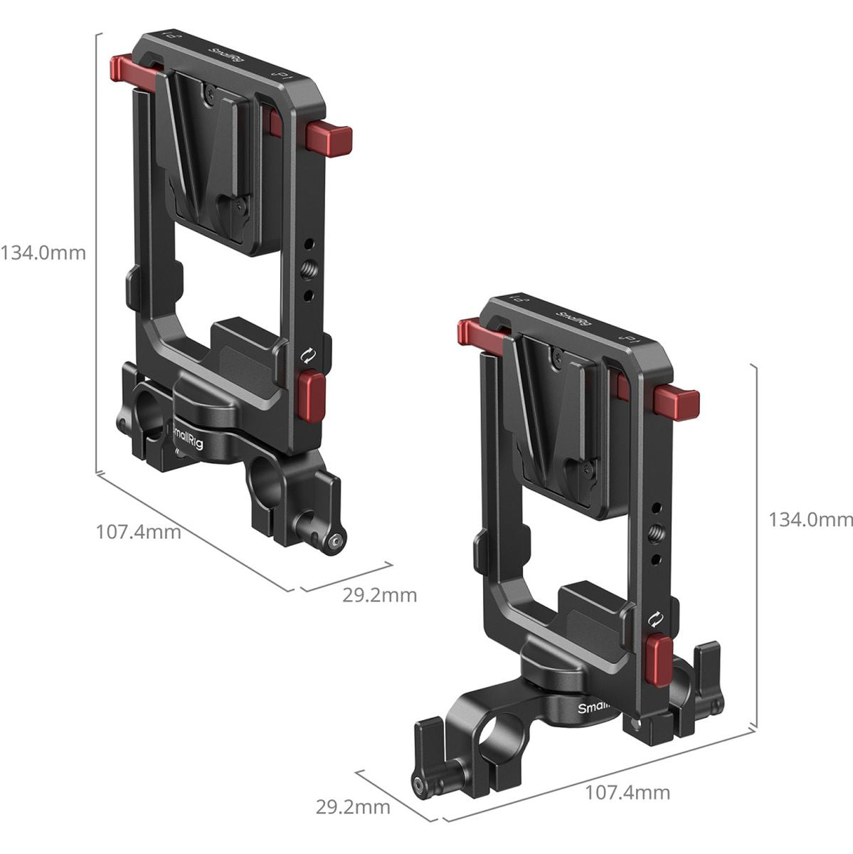 SmallRig 6273 Rotatable V-Mount Battery Plate w/ V-Locks And 15mm Dual Rod Clamp - image 2 of 5