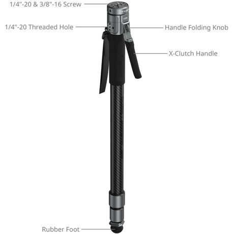 SmallRig 6284 × Potato Jet Tribex Pro X-Clutch Hydraulic Monopod (Basic Version) - image 3 of 5