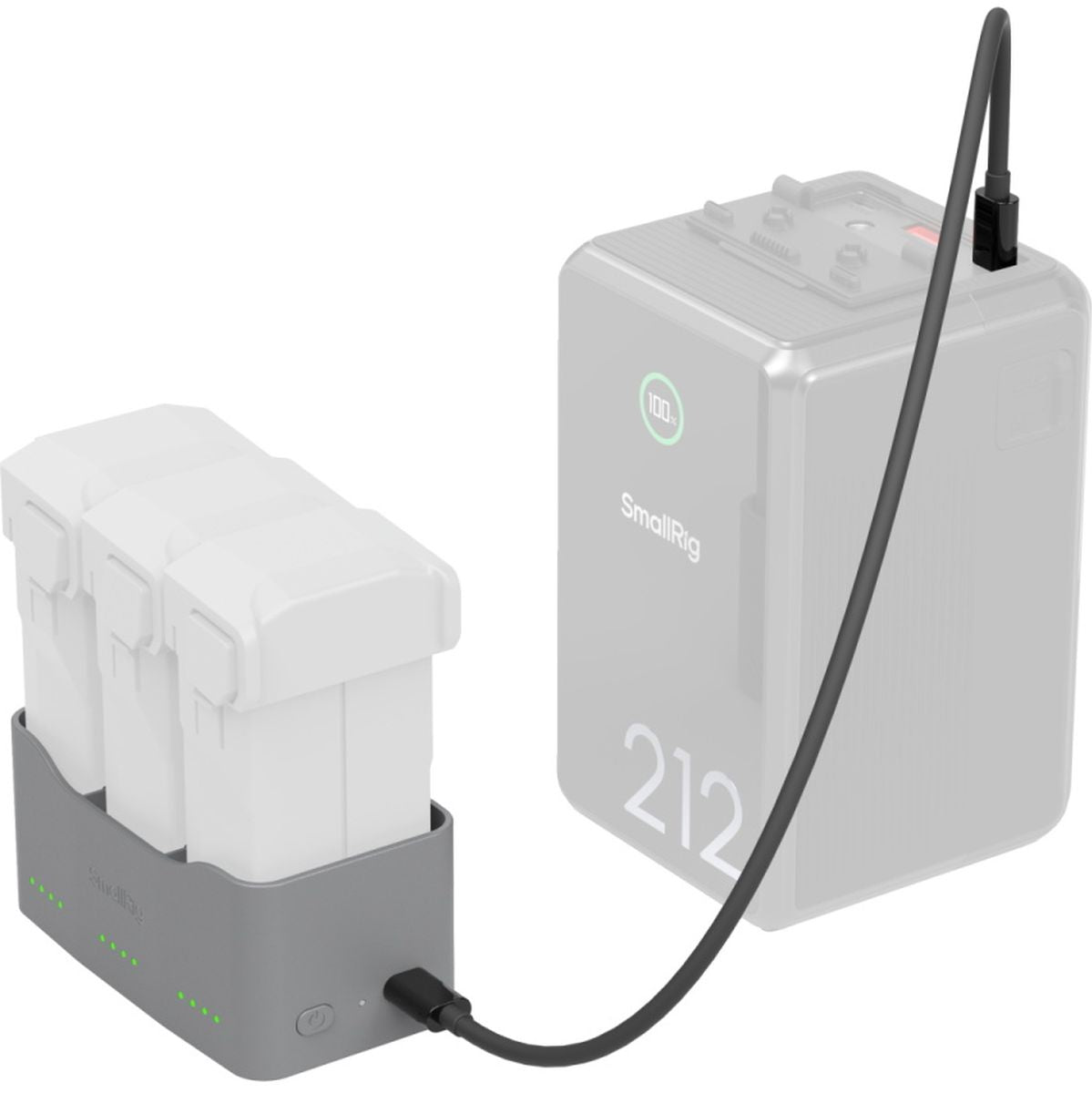 SmallRig 6501 65W Battery Charger For DJI Mini 5 / 4 / 3 Pro - image 3 of 5