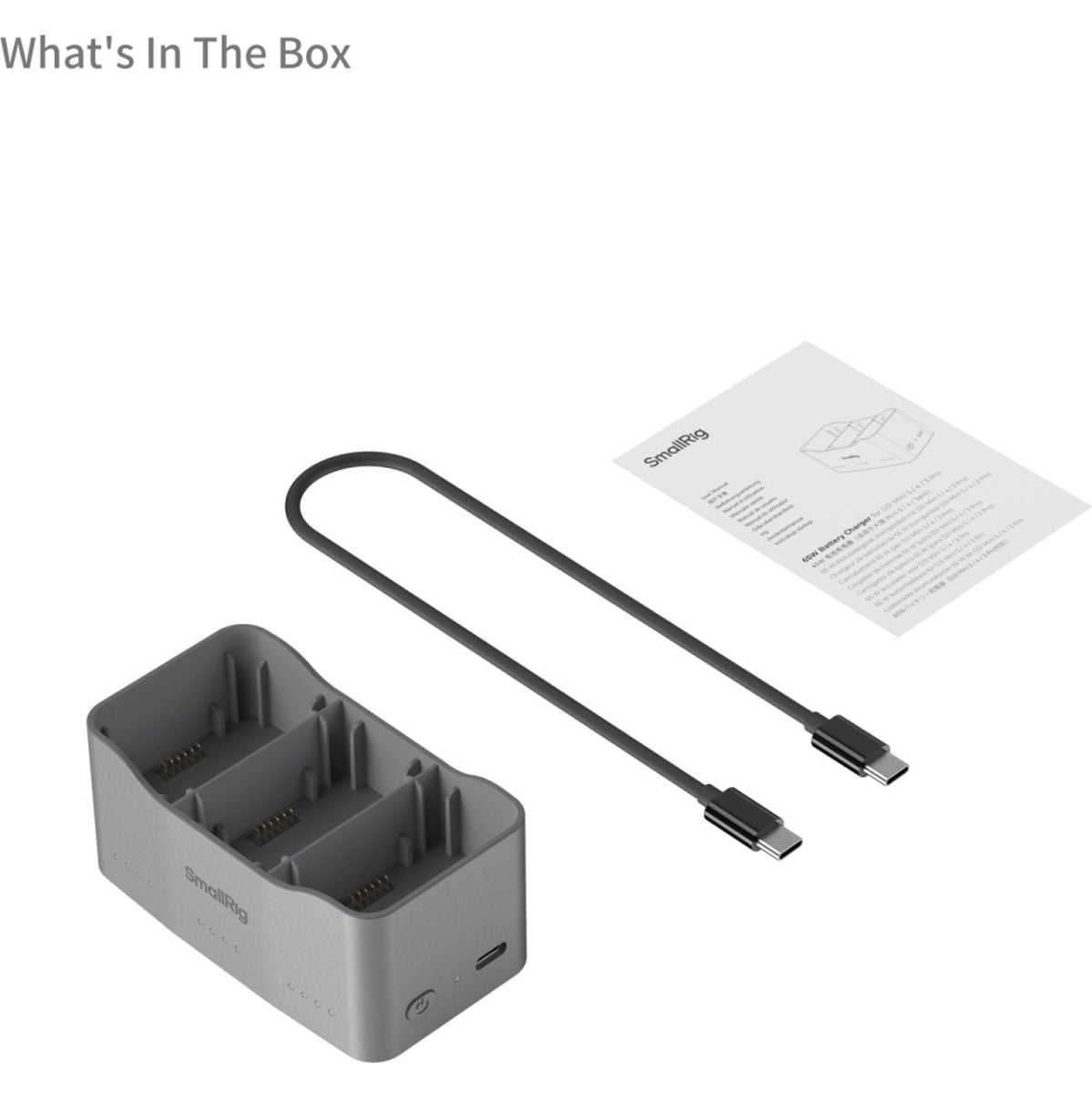 SmallRig 6501 65W Battery Charger For DJI Mini 5 / 4 / 3 Pro - image 5 of 5