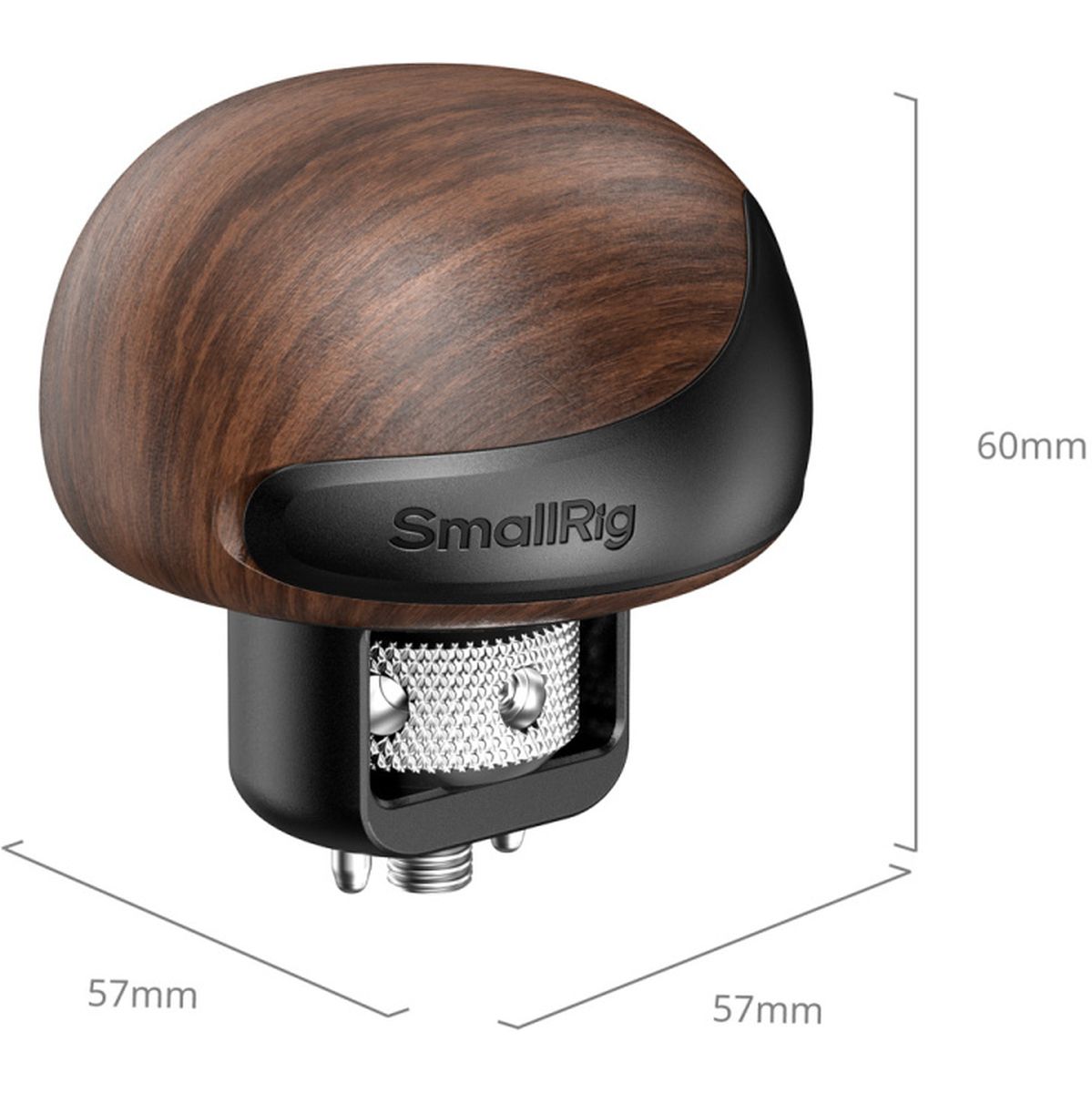 SmallRig 5926 Mini Wooden Side Handle w/ 1/4''''-20 Locating Screw - image 2 of 5