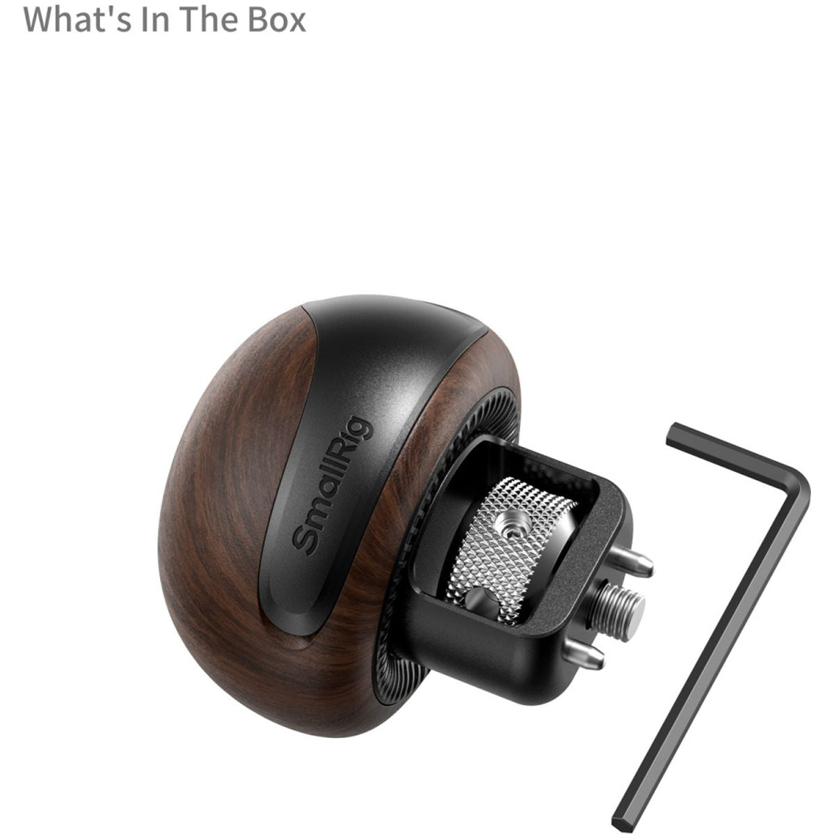 SmallRig 5926 Mini Wooden Side Handle w/ 1/4''''-20 Locating Screw - image 5 of 5
