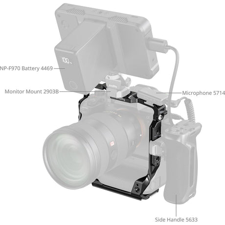 SmallRig 6114 Cage For Sony Alpha 7R V / 7S III / 1 w/ Vertical Grip VG-C4EM - image 2 of 5