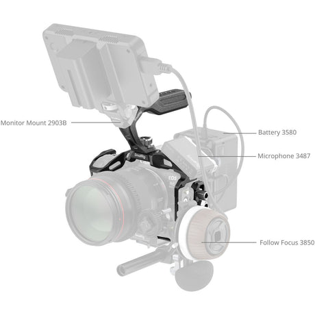 SmallRig 6652 Black Mamba Cage Kit For Canon EOS R6 MkII - image 2 of 5