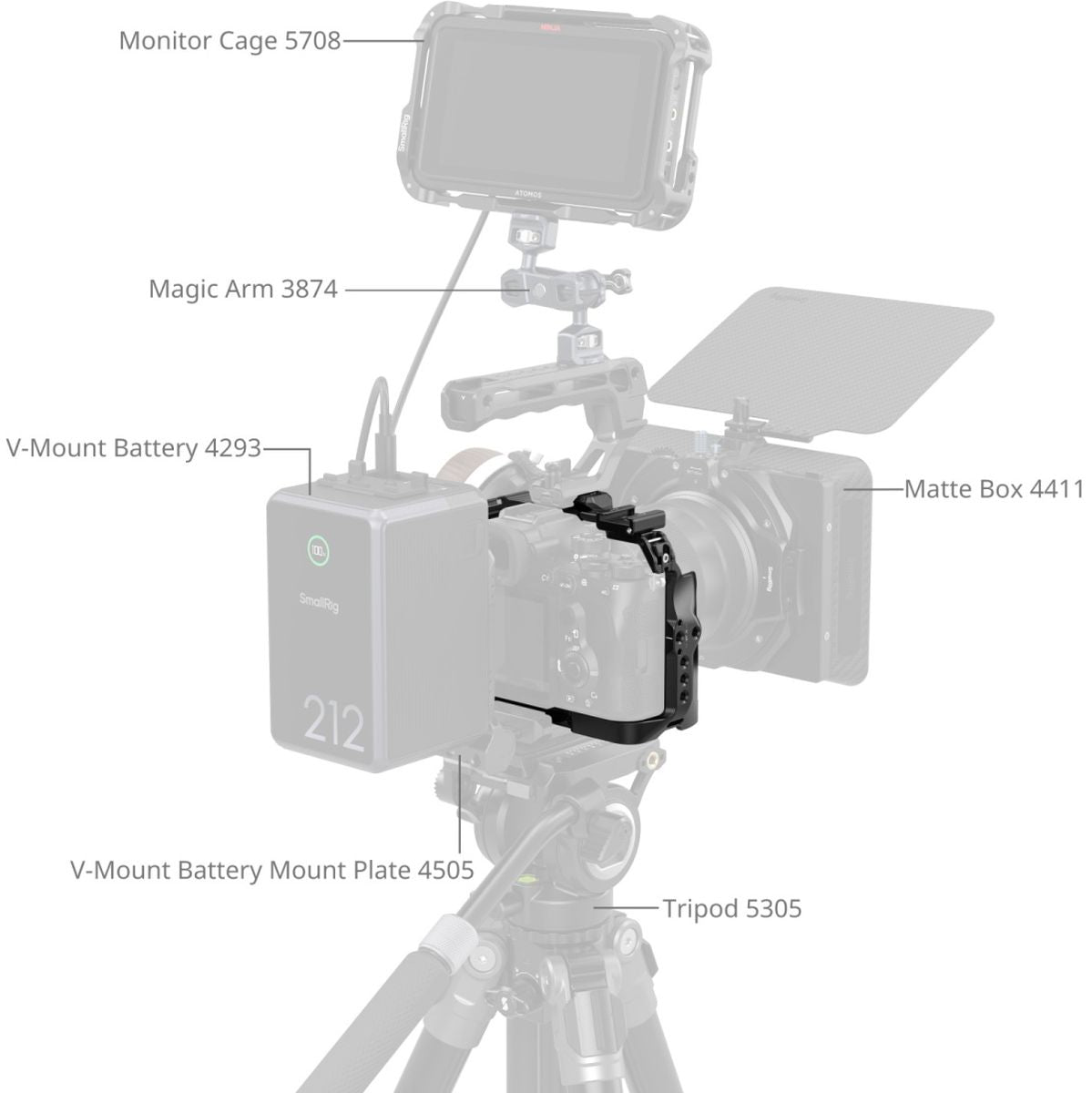 SmallRig 6702 Hawklock Quick Release Cage For Sony Alpha 7R VI - image 4 of 5