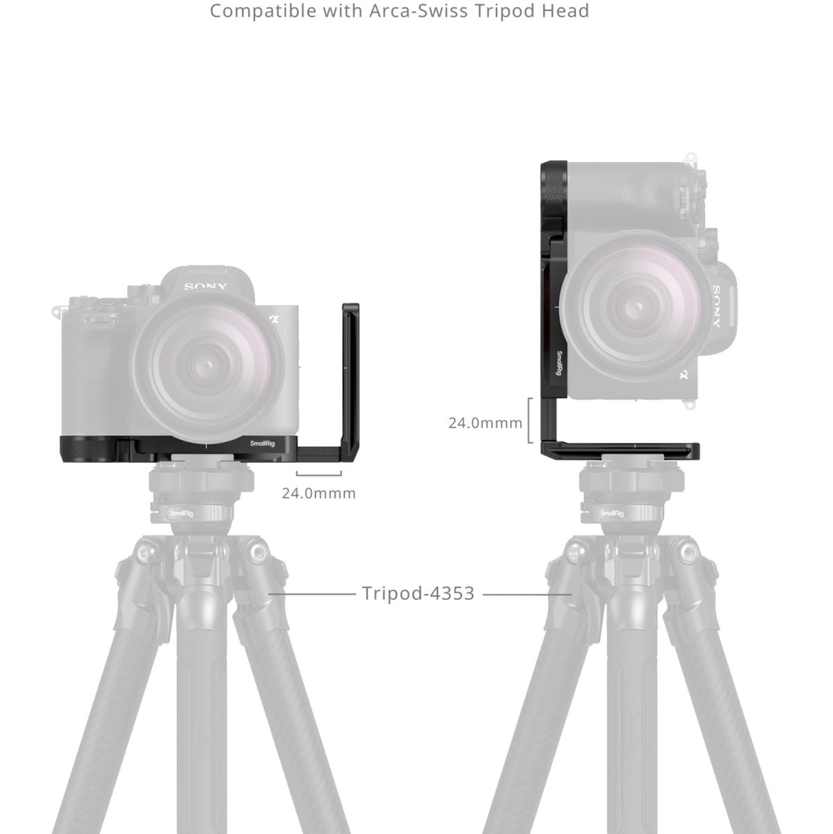 SmallRig 6706 L-Shaped Mount Plate For Sony Alpha 7R VI - image 2 of 5
