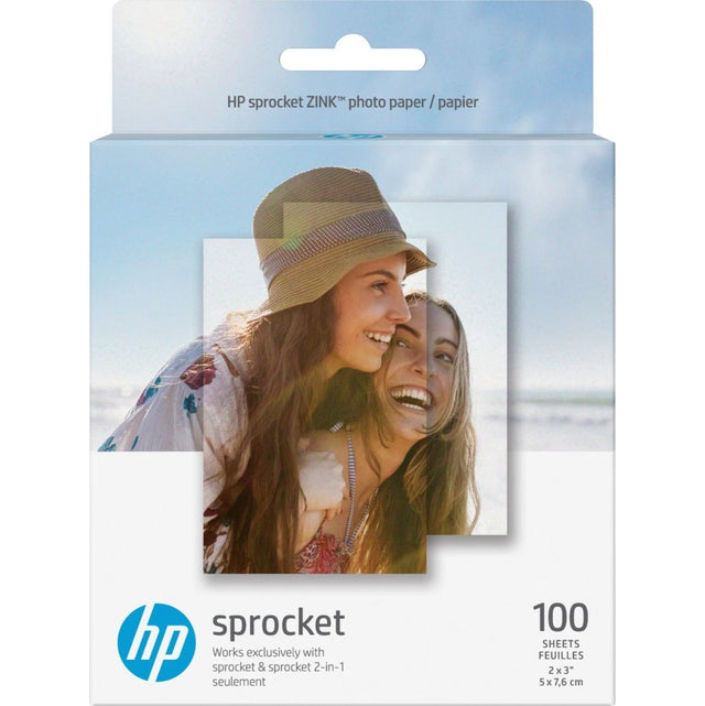 HP Zink Paper 100 Pack 2x3