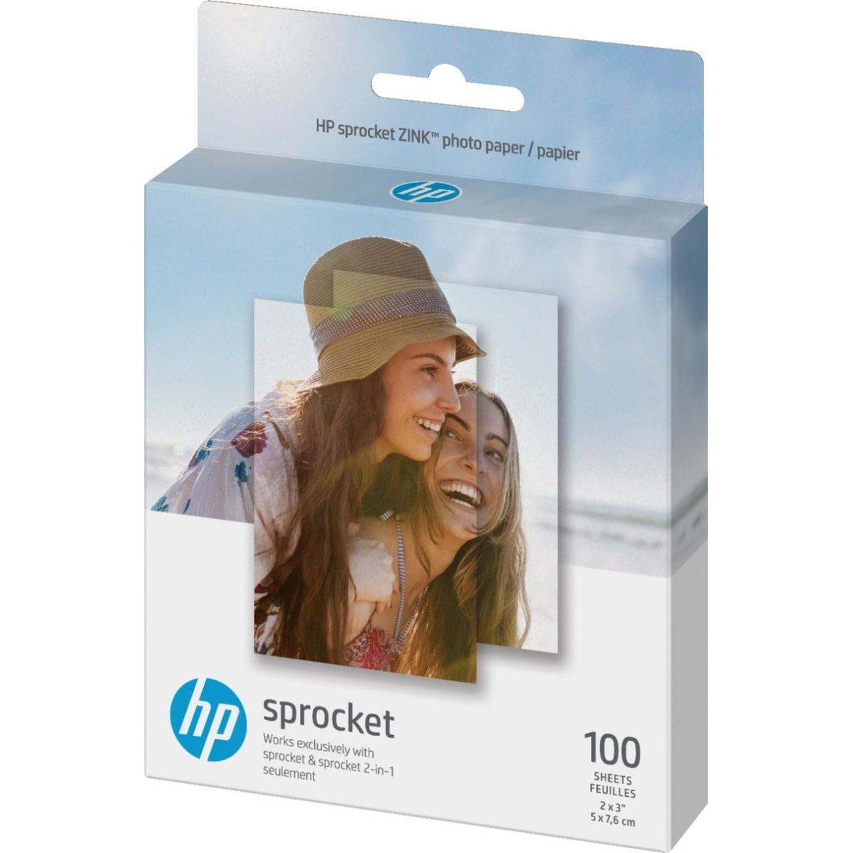 HP Zink Paper 100 Pack 2x3 - image 5 of 5