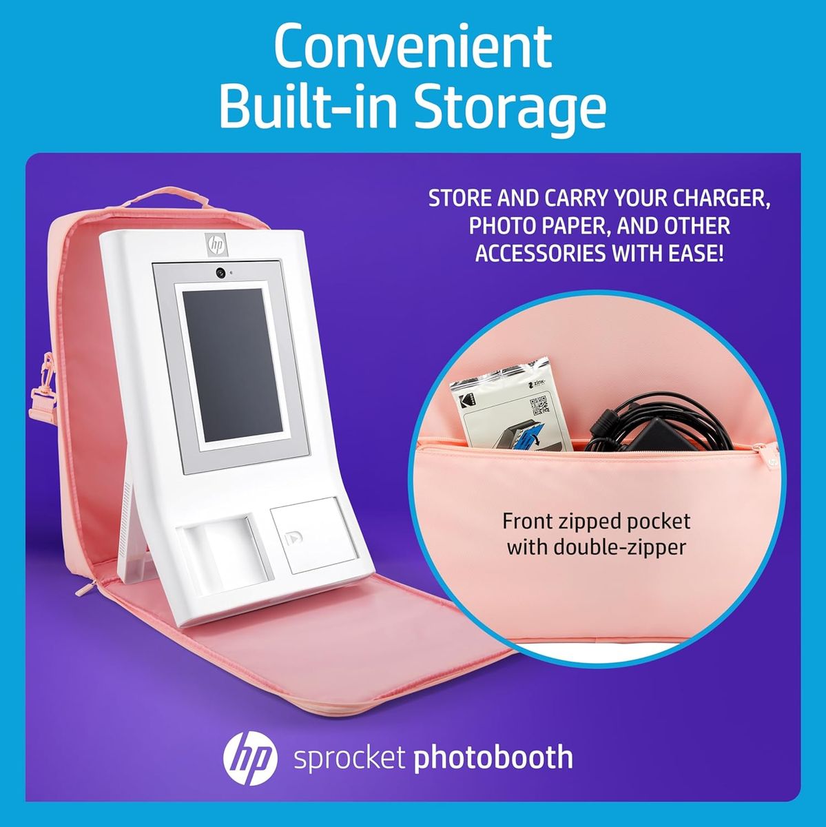 HP Photobooth Accessory Case - Pink - image 2 of 5