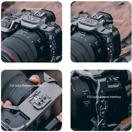 FALCAM F22&F38&F50 Quick Release Camera Cage V2 (For EOS R5/R6/R6II) 2634A - image 3 of 5