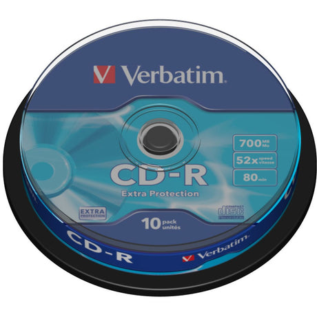 Verbatim 10 X CD-R 700 MB (80 Min) 52X Spindel