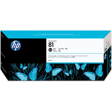 HP 81 Orginele Dye Black SC 680ml C4930A